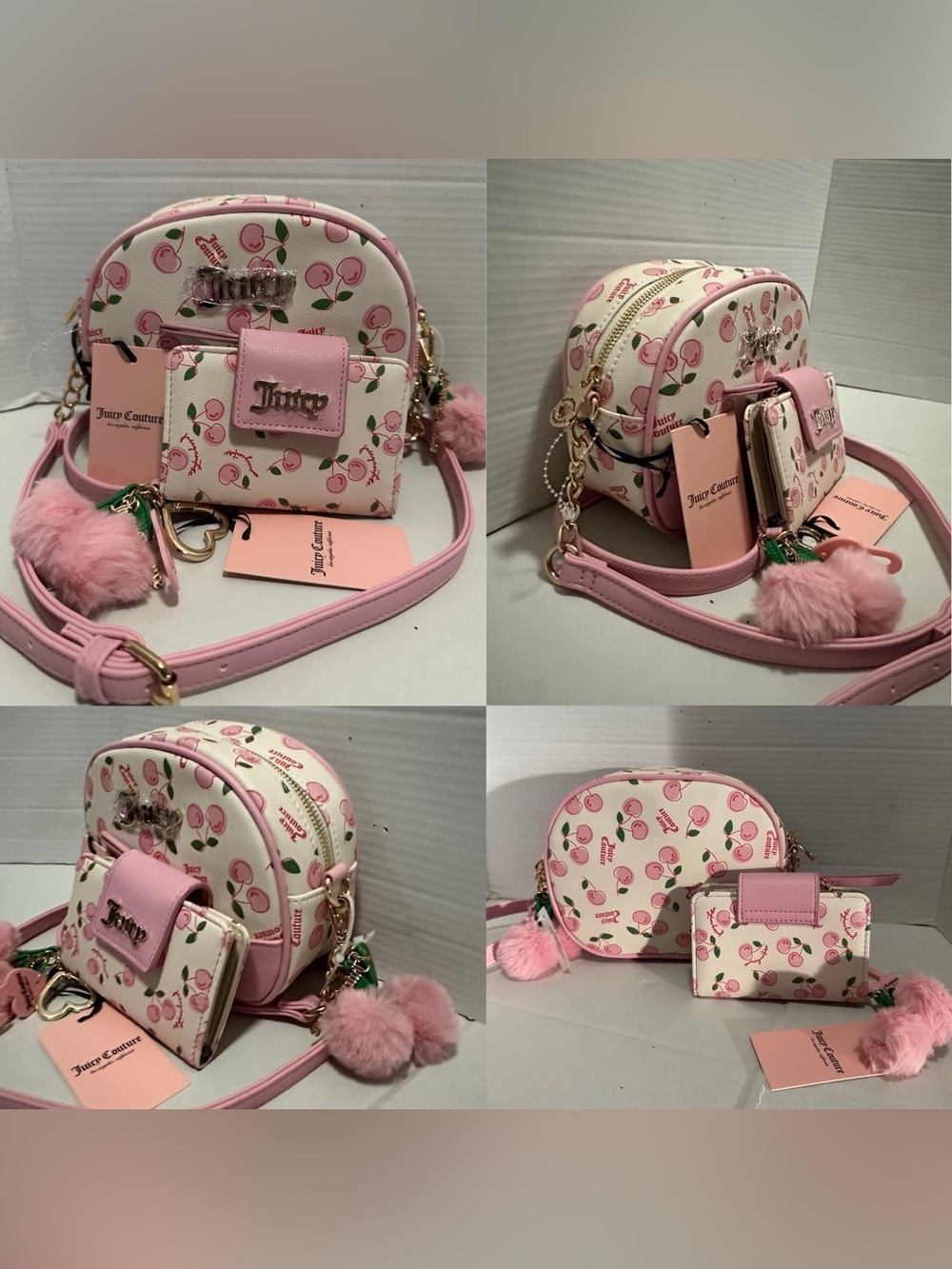 🍒 NWT Juicy Couture Cherry Girl Crossbody & Wallet Set -Rare Y2K Viral Find! - Picture 2 of 16